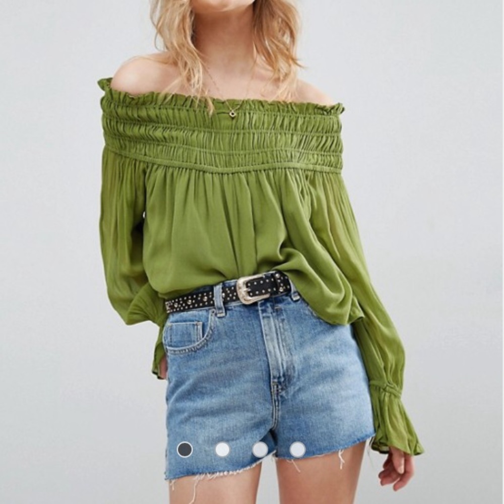 Off the shoulder blouse